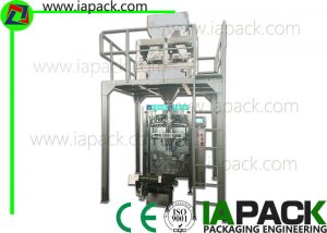 6 KW 0.6 MPA Granule Packing Machine - Weighing Machine PLC Servo